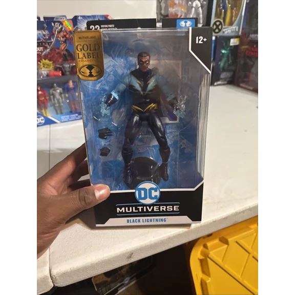 McFarlane Toys DC Multiverse Black Lightning (Final Crisis) Gold Label 7 in...