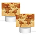 thumbnail image 2 of Hirioo Not All Those Who Wander Are Lost2 for Rectangular Acrylic with Night Light Best Gifts for Lover Girl Mom, Valentine's Day Anniversary Birthday Wedding Present, 2 of 9