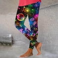 thumbnail image 2 of DDAPJ pyju Holiday Leggings for Women Novelty 3D Graphic Print Tights Tummy Control High Waisted Yoga Workout Pants Big Sales Today Multicolor L, 2 of 5