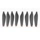 thumbnail image 2 of Hélices para dron con rayas de doble cara, flexibles, de plástico resistente, de una sola pala, 75 x 17 mm, 6030F, para Mini 3 Pro, punta naranja, 2 of 14