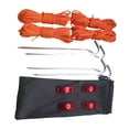 thumbnail image 2 of Toystoory Cuerda de tienda Clavijas de fijación de aleación de aluminio Hebilla ajustable Cordón Camping Cordón de dosel a prueba de viento carpas, 2 of 6