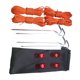thumbnail image 2 of Toystoory Cuerda de tienda Clavijas de fijación de aleación de aluminio Hebilla ajustable Cordón Camping Cordón de dosel a prueba de viento carpas, 2 of 6
