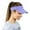 lavender, variant on TrailHeads Womens Sun Visor Hat for Running, Golf and Tennis - Recycled - black