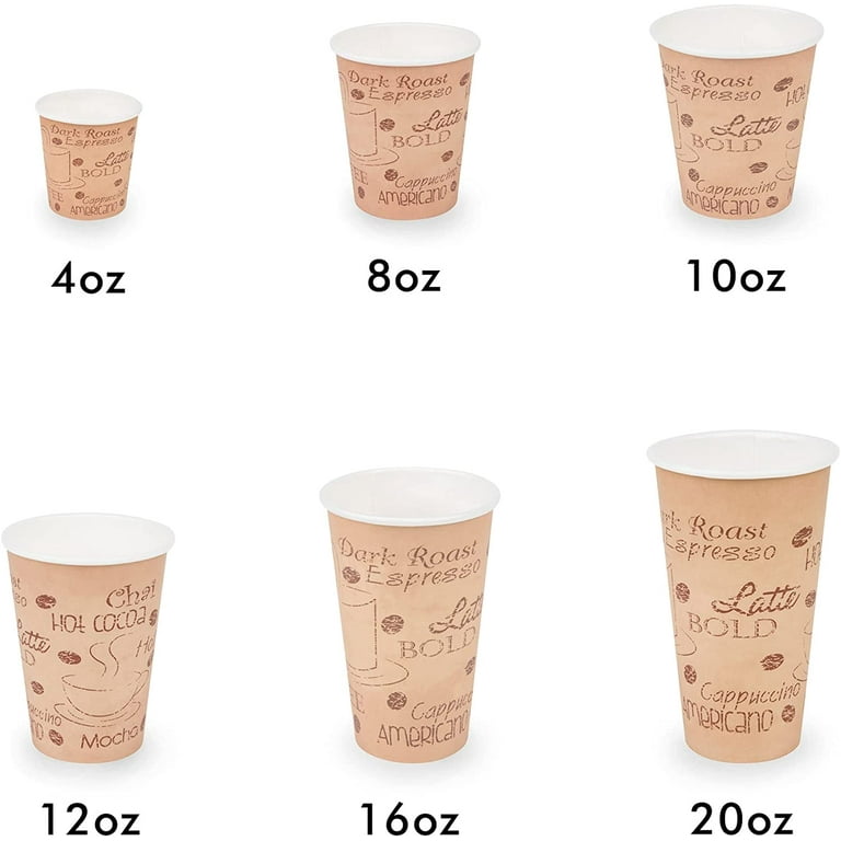 6oz 8oz 12oz 14oz 16oz Double Wall Disposable Paper Cup - China Disposable  Logo Cups and 8oz Paper Cups price