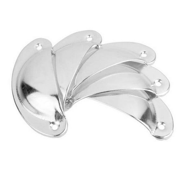 IBASETOY 10Pcs Silver Decorative Cabinet Knobs Vintage Style for Kitchen and Door Furniture