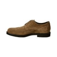 thumbnail image 3 of Tod's Men's Derby Biscotto Suede Block Low Heel Rubber Sole Leather Lace Up Shoes (BISCOTTO, 7 UK/ 8 US), 3 of 4