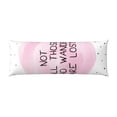 thumbnail image 2 of Lsque Not All Those Who Wander Are Lost Body Pillow Case Cover,Ultra-Soft Microfiber Bed Pillow Cases 20x54 inches,Elegant Bedding,Breathable Durable Pillow Cover with Envelope Closure, 2 of 8