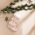 thumbnail image 7 of Yiaed Swan Couple Print Christmas Stockings, Christmas Stockings Hanging Ornaments, Christmas Stockings for Family Christmas Holiday Decorations, 7 of 7
