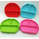 thumbnail image 3 of Platos con ventosa para bebés, niños pequeños, manteles individuales de silicona para niños que se adhieren a las bandejas y mesas de sillas altas, platos para bebés, platos para niños Zhivalor SYN044-3, 3 of 4