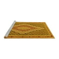 thumbnail image 2 of Ahgly Company Machine Washable Indoor Square Southwestern Yellow Country Area Rugs, 6' Square, 2 of 4