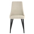 thumbnail image 5 of Mid-century Modern Upholstered Side Chairs (Set of 2) Beige, 5 of 5