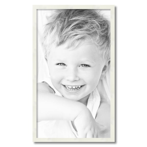 ArtToFrames 18x31 inch White Picture Frame, White 18" x 31" Wood Poster Frame (WOM-5140) 1234