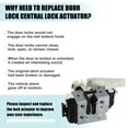 thumbnail image 7 of Unique Bargains Rear Left Door Latch Actuator Door Lock Central Lock Actuator for Chrysler 200 2015-2016 No.4589915AA, 7 of 7