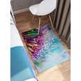 thumbnail image 4 of Easy to Clean Rug, Modern Rugs, Dandelion Rug, Dandelion Lover Gift Rugs, Dining Room Rugs, Bathroom Rugs, Floral Rug, Living Room Rug, 2'x3' - 60x90 cm, 4 of 7