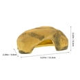 thumbnail image 2 of SEWACC Turtle Hiding Hole Multi Resin Cave for Indoor Use 1 Pcs, 2 of 7
