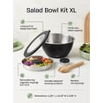 thumbnail image 2 of S'well  Xl Stainless Salad Bowl Kit Onyx, 2 of 21