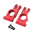 thumbnail image 3 of Yinanstore 2x 1:7 RC Car Rear Hubs Upgrade Part Vehicle Parts Accessories RC Steering Hub Assembly Replacement for Replace 7303 Vehicle Red, 3 of 8