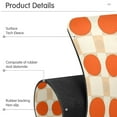 thumbnail image 4 of Yayeee Faucet Mat for Kitchen Sink 30" Diatomite Long Splash Guard Pad, Orange Geometric Circles, 2 Pack, 4 of 7