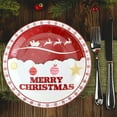 thumbnail image 5 of Tainini 10 Count Christmas Paper Plates 7 inch Disposable Christmas Plates Dinner Serving Plates for Xmas Holiday Party Table Decor, 5 of 6