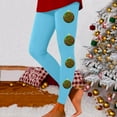 thumbnail image 1 of WILLBEST Leggings de Yoga de Cintura Alta Para Mujer, Suaves, Elásticos, Con Estampado Navideño, Bloques de Color, Cómodos, Para Fitness y Correr, 770 Grande, 1 of 4