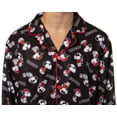 thumbnail image 3 of Peanuts Men's Snoopy Joe Cool Classic Pajama Button-up Coat Top with Pants Lounge Sleep Set, 3 of 7