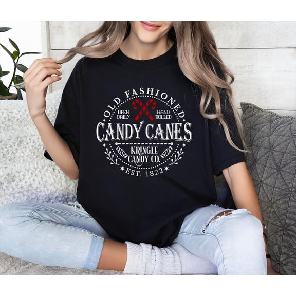 Velto Candy Cane Shirt, North Pole Sweater, Retro Happy Holiday Sweatshirt, Candy Canes Sweatshirt, Happy Holiday Sweater, Happy Holiday Candy Shirt, Xmas Tee All Size S-5XL