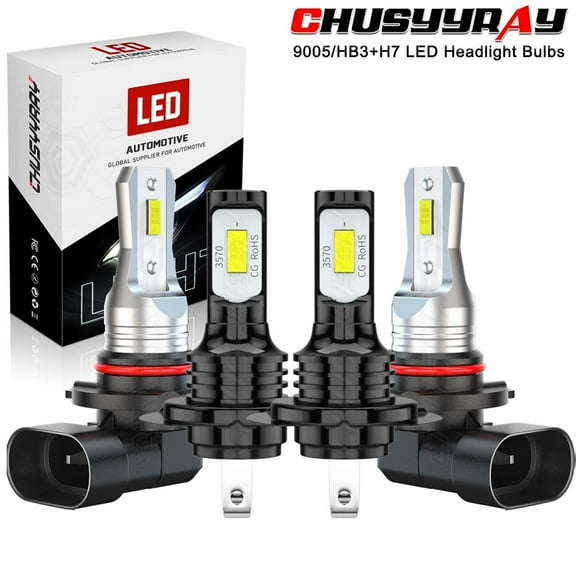 For Hyundai Ioniq Electric Hatchback 1.6L 2017-2020 LED Headlight High Low Bulbs