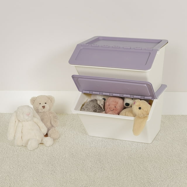Neatfreak Kids Easy-Access Large Stackable Bin, Plastic