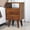 71#Chestnut, variant on DUOSONG Cortez Chestnut Bedside Chestnut Solid Wood Furniture Bedroom Furniture Nightstands