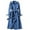Blue jacket for women, variant on clear 50% off Usmixi Winter Womens Blazer Jacket Womens Trench Overcoat Casual Solid Plus Size Lightweight Button Long Windbreaker Coat Business Lapel Long Sleeve Pocket Jacket with Belt Up to 65% off