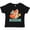 AB-Black, variant on Big Sis Woodland Fox Sister Girls Toddler T-Shirt