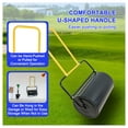 thumbnail image 4 of 40L Lawn Roller - Water/Sand Fillable - Garden Compactor with U-Handle - Black, 4 of 9