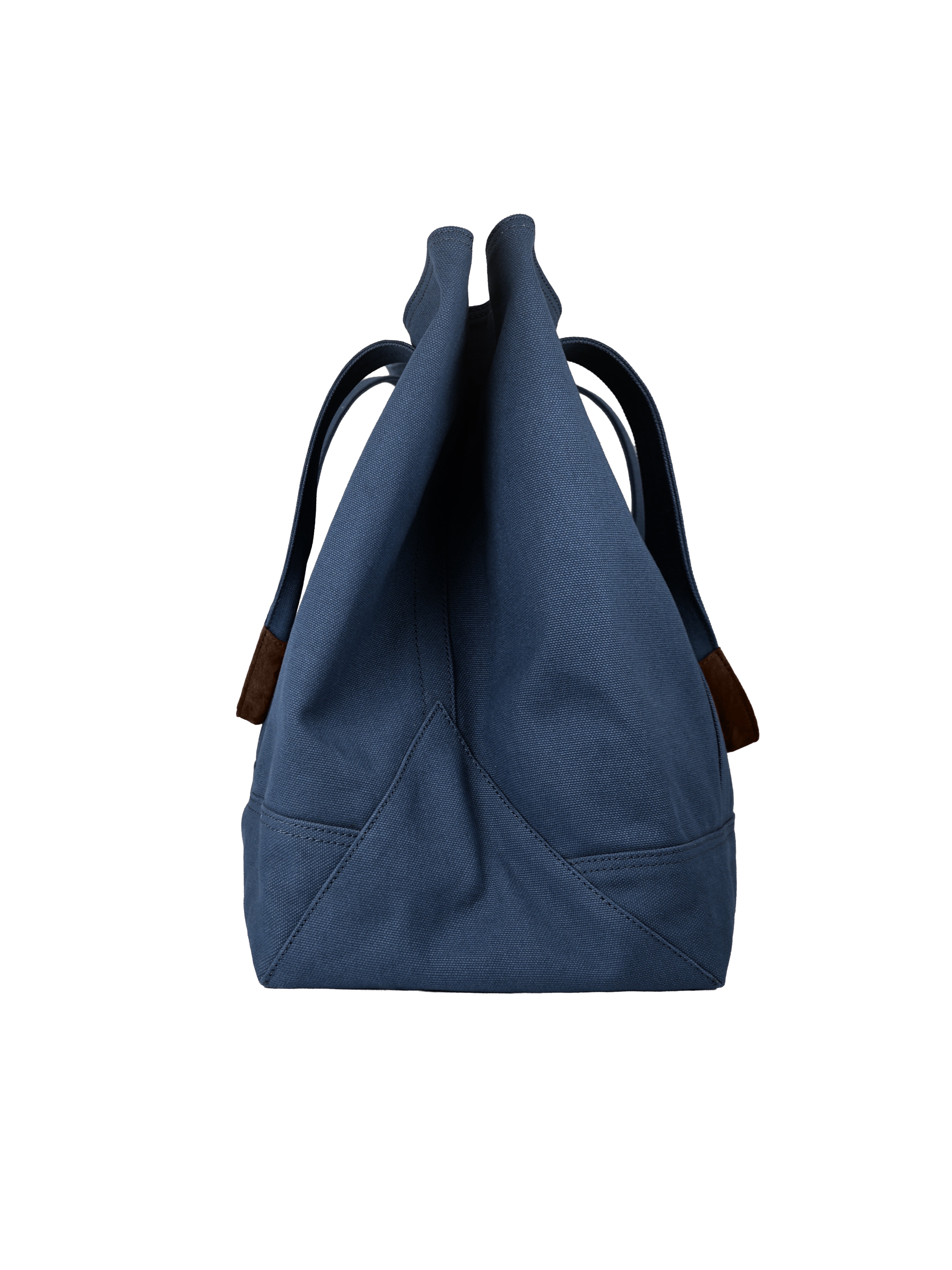 Free Assembly Unisex Large Cotton Canvas Tote Bag with Handles, Navy