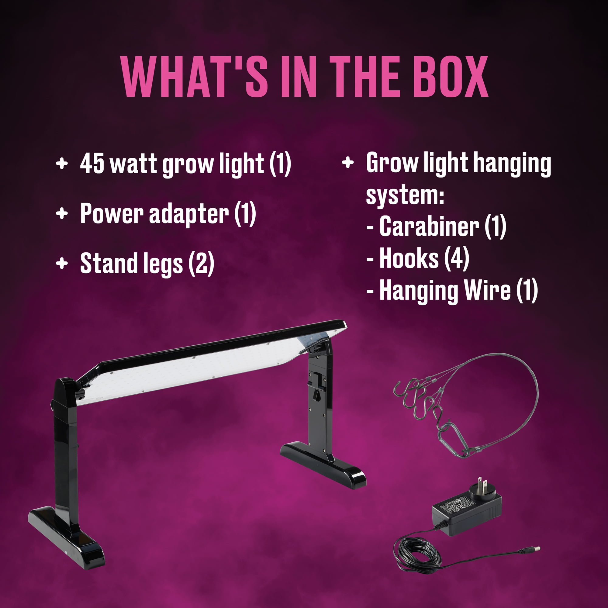 Black magic 45w led grow light outlet