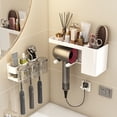 thumbnail image 4 of Shelves for Kitchen, Tyeign Multi Functional Hair Dryer Holder Wall Mounted - Blow Dryer Rack Storage, Bathroom Organizer, Home Use Shelf Stable Food Shelf Stand Shelf Unit Shelf Decor, 4 of 9
