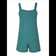 thumbnail image 4 of Cortos de Verano A para Mujer, Casuales Sin Mangas con Bolsillos Verde 4XL, 4 of 8
