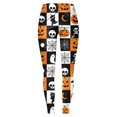 thumbnail image 7 of COMVALUE Halloween Leggings for Women High Waist Printed Yoga Pants Holiday Tights Costume Plus Size Yellow Size S, 7 of 7