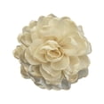 thumbnail image 5 of Segolike 6xFlower Brooch Large for Women Elegant Lapel Pin for Dance Banquet Suit beige, 5 of 8