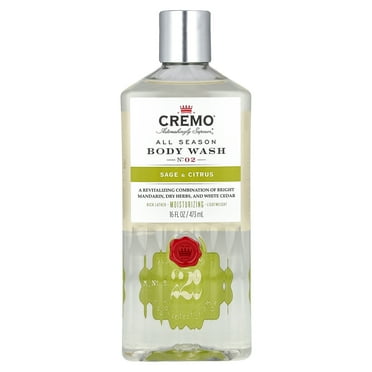 Cremo All Season Moisturizing Body Wash, Sage & Citrus, 16 oz