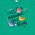 thumbnail image 4 of Inktastic I Get Distracted by Birds Boys or Girls Baby T-Shirt, 4 of 5