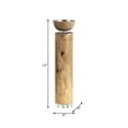 thumbnail image 4 of Elegant Tall Cylinder Candle Holder for Home Decor - Decorative Pillar Candlestick Holder for Dining Room, Mantel Display, or Entryway Decor - Modern Centerpiece for Tables or Shelf - 14", Brown, 4 of 10