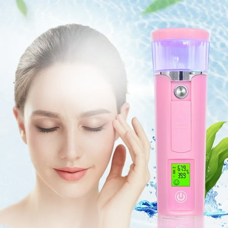 

OYAMBE Nano Facial Mister Mini Facial Steamer Handy Moisturizing Mist Sprayer Atomization Eyelash Extensions Skin Care Steamer USB Rechargeable