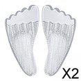 thumbnail image 1 of 2x 2x Inserciones de Cojín de Tacón Alto Almohadillas para Arco Pasta Universal Plantillas para Arco Almohadillas de Gel para Arco para Sandalias Piso 2 piezas, 1 of 8