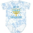 thumbnail image 3 of Inktastic My 1st Hanukkah with Menorah and Stars Boys or Girls Baby Bodysuit, 3 of 5