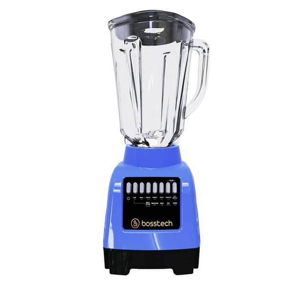 Licuadora 750W Vidrio 2L Botonera 10Vel Bosstech B1 azul BOSSTECH BS-75-G-B1-BL