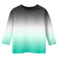 thumbnail image 4 of Ccpelsie Girls Long Sleeve Crop Tops Kids Fashion Loose Crew Neck Cropped T-Shirts Casual Basic Tees(Mint Green,10-11 Years), 4 of 5