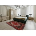 thumbnail image 4 of Ahgly Company Indoor Rectangle Traditional Chestnut Brown Persian Area Rugs, 7' x 10', 4 of 6