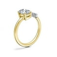 thumbnail image 4 of 0.70 T.C.W Oval Shape Natural Diamond Latest Design Solitaire Wedding Ring for Ladies Solid 14K Yellow Gold Size 8, 4 of 8