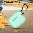 thumbnail image 5 of AirPods Pro 1st/2nd Generation Case Cover, Protective Silicone Skin Accessories with Keychain for Women Men for Apple AirPods Pro 2019/2022 Charging Case,Front LED Visible-Jade, 5 of 5