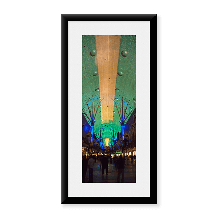Framed Art Print, Fremont Street Las Vegas NV by Panoramic Images, 25-7/8" x 9-7/8"